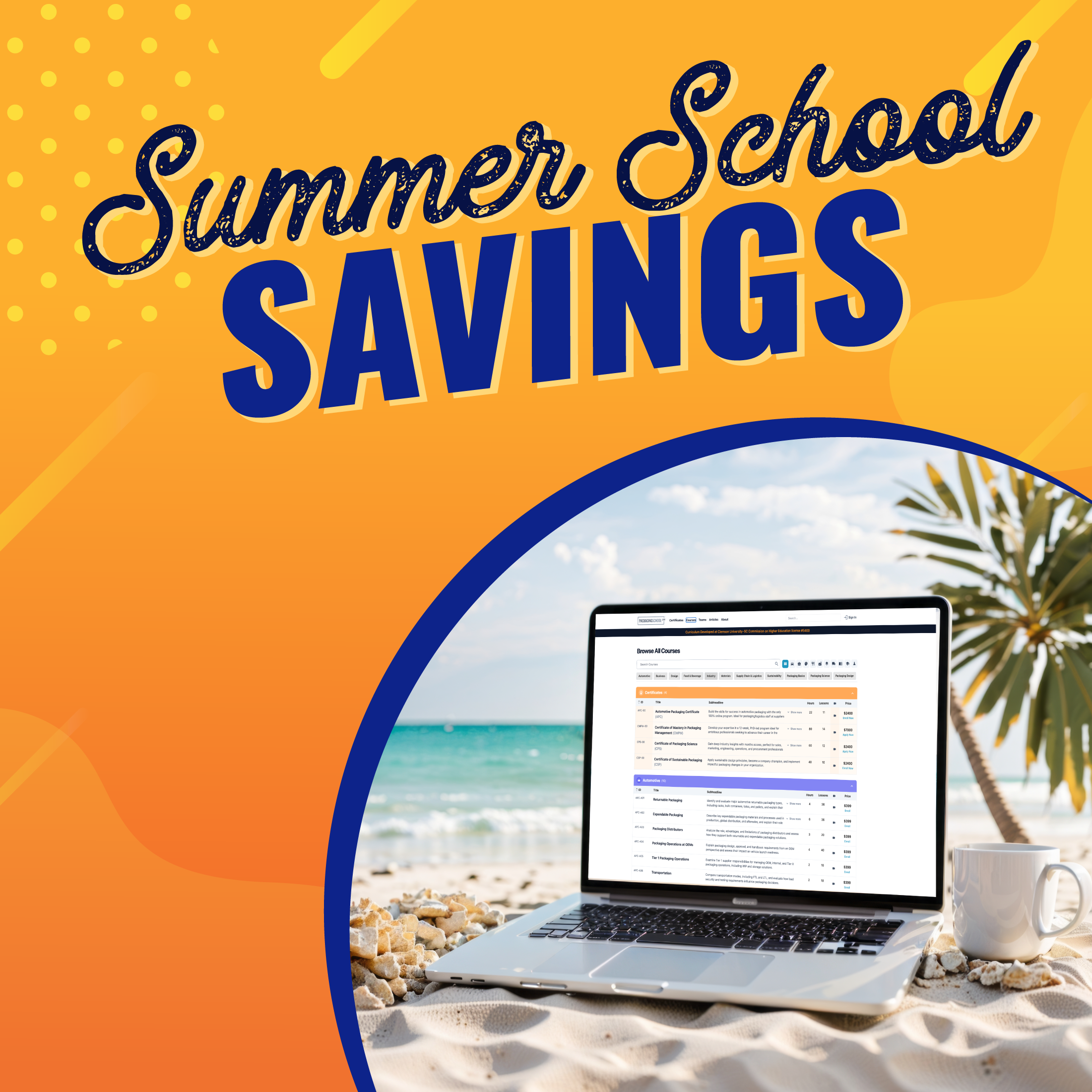 Summer School Savings